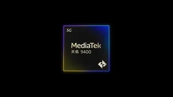 MediaTek Dimensity 9400 processor chip showcasing advanced 5G technology.