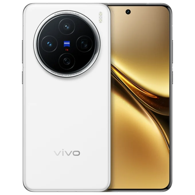 ivo X200 in white, featuring a modern triple-camera setup and vibrant AMOLED screen.