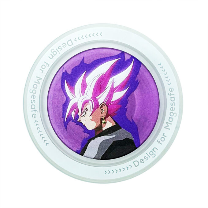 Another grip displaying Goku in a purple-haired transformation, highlighting the vivid anime design.