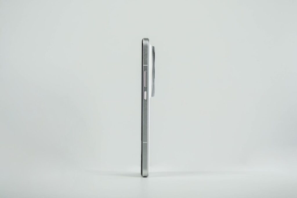 Side profile of Xiaomi 15 Ultra, showcasing its slim and sleek build.